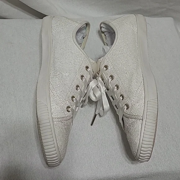 Kate Spade Trista Glitter Textile Sneakers Size 9.5 - Picture 6 of 13